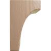 imageEkena Millwork BKTW02X04X06CVRW Clarksville Wood Brackets 1 34quotW x 4quotD x 6quotH  RubberwoodMahogany