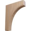 imageEkena Millwork BKTW02X04X06CVRW Clarksville Wood Brackets 1 34quotW x 4quotD x 6quotH  RubberwoodMahogany