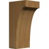 imageEkena Millwork BKTW02X04X06CVRW Clarksville Wood Brackets 1 34quotW x 4quotD x 6quotH  RubberwoodMahogany