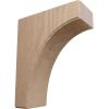 imageEkena Millwork BKTW02X04X06CVRW Clarksville Wood Brackets 1 34quotW x 4quotD x 6quotH  RubberwoodMahogany