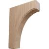 imageEkena Millwork BKTW02X04X06CVRW Clarksville Wood Brackets 1 34quotW x 4quotD x 6quotH  RubberwoodMahogany