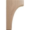 imageEkena Millwork BKTW02X04X06CVRW Clarksville Wood Brackets 1 34quotW x 4quotD x 6quotH  RubberwoodMahogany