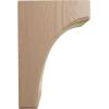 imageEkena Millwork BKTW02X04X06CVRW Clarksville Wood Brackets 1 34quotW x 4quotD x 6quotH  RubberwoodMahogany