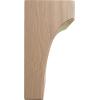 imageEkena Millwork BKTW02X04X06CVRW Clarksville Wood Brackets 1 34quotW x 4quotD x 6quotH  RubberwoodMahogany