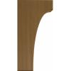 imageEkena Millwork BKTW02X04X06CVRW Clarksville Wood Brackets 1 34quotW x 4quotD x 6quotH  RubberwoodMahogany