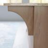 imageEkena Millwork BKTW02X04X06CVRW Clarksville Wood Brackets 1 34quotW x 4quotD x 6quotH  RubberwoodMahogany