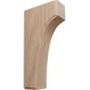 imageEkena Millwork BKTW02X04X06CVRW Clarksville Wood Brackets 1 34quotW x 4quotD x 6quotH  RubberwoodMahogany