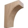 imageEkena Millwork BKTW02X04X06CVRW Clarksville Wood Brackets 1 34quotW x 4quotD x 6quotH  RubberwoodMahogany
