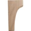 imageEkena Millwork BKTW02X04X06CVRW Clarksville Wood Brackets 1 34quotW x 4quotD x 6quotH  RubberwoodMahogany