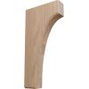 imageEkena Millwork BKTW02X04X06CVRW Clarksville Wood Brackets 1 34quotW x 4quotD x 6quotH  RubberwoodMahogany