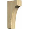 imageEkena Millwork BKTW02X04X06CVRW Clarksville Wood Brackets 1 34quotW x 4quotD x 6quotH  RubberwoodMaple