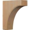 imageEkena Millwork BKTW02X04X06CVRW Clarksville Wood Brackets 1 34quotW x 4quotD x 6quotH  RubberwoodMaple