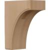 imageEkena Millwork BKTW02X04X06CVRW Clarksville Wood Brackets 1 34quotW x 4quotD x 6quotH  RubberwoodMaple