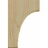 imageEkena Millwork BKTW02X04X06CVRW Clarksville Wood Brackets 1 34quotW x 4quotD x 6quotH  RubberwoodMaple