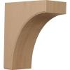 imageEkena Millwork BKTW02X04X06CVRW Clarksville Wood Brackets 1 34quotW x 4quotD x 6quotH  RubberwoodMaple