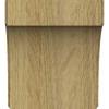 imageEkena Millwork BKTW02X04X06CVRW Clarksville Wood Brackets 1 34quotW x 4quotD x 6quotH  RubberwoodRed Oak