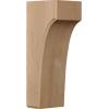 imageEkena Millwork BKTW02X04X06CVRW Clarksville Wood Brackets 1 34quotW x 4quotD x 6quotH  RubberwoodRed Oak