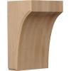 imageEkena Millwork BKTW02X04X06CVRW Clarksville Wood Brackets 1 34quotW x 4quotD x 6quotH  RubberwoodRed Oak