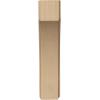 imageEkena Millwork BKTW02X04X06CVRW Clarksville Wood Brackets 1 34quotW x 4quotD x 6quotH  RubberwoodRed Oak