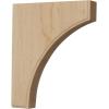 imageEkena Millwork BKTW02X04X06CVRW Clarksville Wood Brackets 1 34quotW x 4quotD x 6quotH  RubberwoodRed Oak