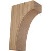 imageEkena Millwork BKTW02X04X06CVRW Clarksville Wood Brackets 1 34quotW x 4quotD x 6quotH  RubberwoodRed Oak