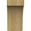 imageEkena Millwork BKTW02X04X06CVRW Clarksville Wood Brackets 1 34quotW x 4quotD x 6quotH  RubberwoodRed Oak