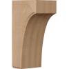 imageEkena Millwork BKTW02X04X06CVRW Clarksville Wood Brackets 1 34quotW x 4quotD x 6quotH  RubberwoodRed Oak