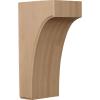 imageEkena Millwork BKTW02X04X06CVRW Clarksville Wood Brackets 1 34quotW x 4quotD x 6quotH  RubberwoodRed Oak