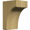 imageEkena Millwork BKTW02X04X06CVRW Clarksville Wood Brackets 1 34quotW x 4quotD x 6quotH  RubberwoodRed Oak