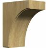 imageEkena Millwork BKTW02X04X06CVRW Clarksville Wood Brackets 1 34quotW x 4quotD x 6quotH  RubberwoodRed Oak
