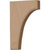imageEkena Millwork BKTW02X04X06CVRW Clarksville Wood Brackets 1 34quotW x 4quotD x 6quotH  RubberwoodRed Oak