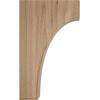 imageEkena Millwork BKTW02X04X06CVRW Clarksville Wood Brackets 1 34quotW x 4quotD x 6quotH  RubberwoodRed Oak