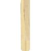 imageEkena Millwork BKTW02X04X06CVRW Clarksville Wood Brackets 1 34quotW x 4quotD x 6quotH  RubberwoodRubberwood