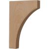 imageEkena Millwork BKTW02X04X06CVRW Clarksville Wood Brackets 1 34quotW x 4quotD x 6quotH  RubberwoodRubberwood