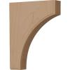 imageEkena Millwork BKTW02X04X06CVRW Clarksville Wood Brackets 1 34quotW x 4quotD x 6quotH  RubberwoodRubberwood