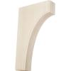 imageEkena Millwork BKTW02X04X06CVRW Clarksville Wood Brackets 1 34quotW x 4quotD x 6quotH  RubberwoodRubberwood