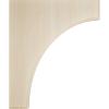 imageEkena Millwork BKTW02X04X06CVRW Clarksville Wood Brackets 1 34quotW x 4quotD x 6quotH  RubberwoodRubberwood