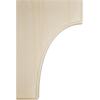 imageEkena Millwork BKTW02X04X06CVRW Clarksville Wood Brackets 1 34quotW x 4quotD x 6quotH  RubberwoodRubberwood