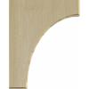 imageEkena Millwork BKTW02X04X06CVRW Clarksville Wood Brackets 1 34quotW x 4quotD x 6quotH  RubberwoodRubberwood
