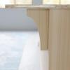 imageEkena Millwork BKTW02X04X06CVRW Clarksville Wood Brackets 1 34quotW x 4quotD x 6quotH  RubberwoodRubberwood