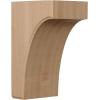 imageEkena Millwork BKTW02X04X06CVRW Clarksville Wood Brackets 1 34quotW x 4quotD x 6quotH  RubberwoodRubberwood