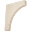 imageEkena Millwork BKTW02X04X06CVRW Clarksville Wood Brackets 1 34quotW x 4quotD x 6quotH  RubberwoodRubberwood