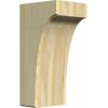imageEkena Millwork BKTW02X04X06CVRW Clarksville Wood Brackets 1 34quotW x 4quotD x 6quotH  RubberwoodRubberwood
