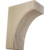 imageEkena Millwork BKTW02X04X06CVRW Clarksville Wood Brackets 1 34quotW x 4quotD x 6quotH  RubberwoodRubberwood