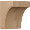 imageEkena Millwork BKTW02X04X06CVRW Clarksville Wood Brackets 1 34quotW x 4quotD x 6quotH  RubberwoodRubberwood