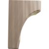 imageEkena Millwork BKTW02X04X06CVRW Clarksville Wood Brackets 1 34quotW x 4quotD x 6quotH  RubberwoodWalnut