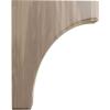 imageEkena Millwork BKTW02X04X06CVRW Clarksville Wood Brackets 1 34quotW x 4quotD x 6quotH  RubberwoodWalnut
