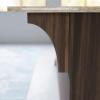 imageEkena Millwork BKTW02X04X06CVRW Clarksville Wood Brackets 1 34quotW x 4quotD x 6quotH  RubberwoodWalnut