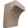 imageEkena Millwork BKTW02X04X06CVRW Clarksville Wood Brackets 1 34quotW x 4quotD x 6quotH  RubberwoodWalnut