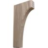 imageEkena Millwork BKTW02X04X06CVRW Clarksville Wood Brackets 1 34quotW x 4quotD x 6quotH  RubberwoodWalnut